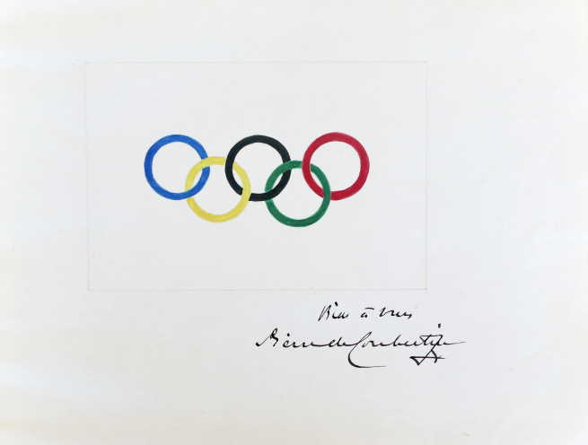 Dlaczego na fladze olimpijskiej jest pięć kół / okręgów - Oryginalny projekt symbolu olimpijskiego autorstwa barona Pierre de Cubertin