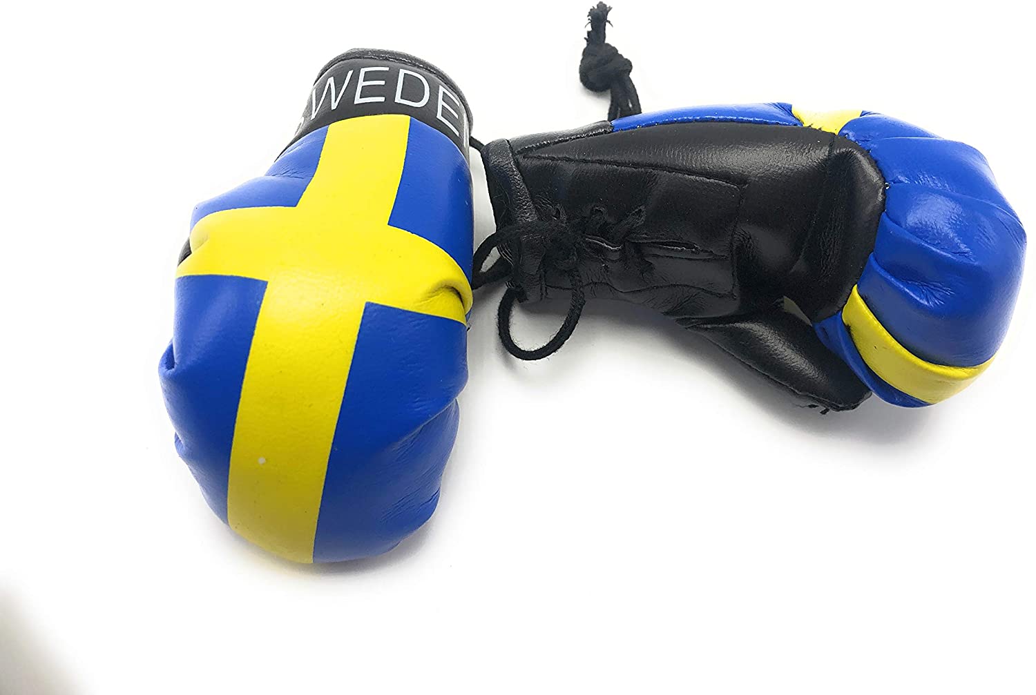 Dlaczego boks był zakazany w Szwecji? Zdjęcie rękawic bokserskich z nadrukowaną flagą Szwecji