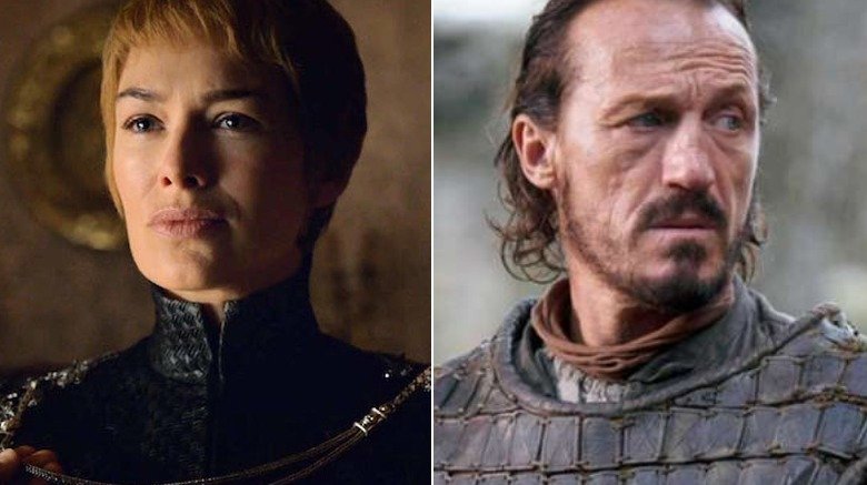 Dlaczego Lena Headey (Cersei Lannister) oraz Jerome Flynn (Bronn z Blackwater) nie mają wspólnych scen w "Grze o Tron"? Zdjęcie przedstawia postaci Cersei Lannister i Bronna z Blackwater